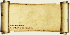 Angelina Stojnić vizit kartica